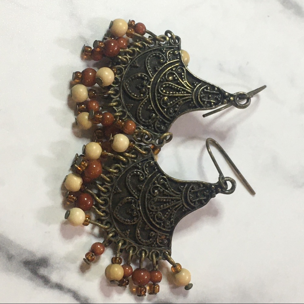 📿💍5 for 20💍📿 earth tone dangle earrings